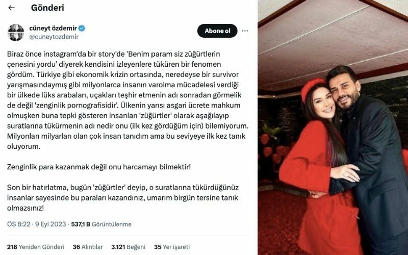 Dilan Polat’ın son paylaşımı Cüneyt Özdemir’i çileden çıkardı! Ünlü sunucu, fenomen Dilan Polat’ı topa tuttu…