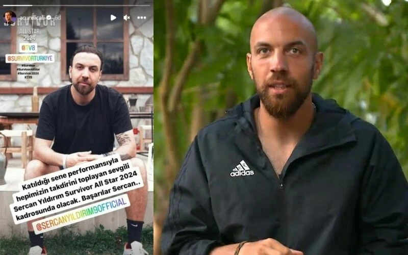 Sercan Yıldırım Survivor All Star 2024 kadrosu için yeni bir isim daha! Sercan <a href=