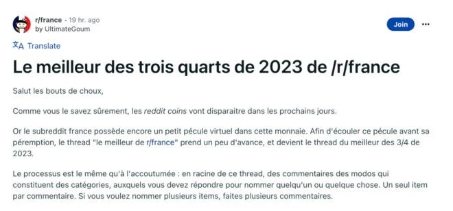 Reddit için yıllardır beklenen ‘yerleşik çeviri’ desteği nihayet geldi