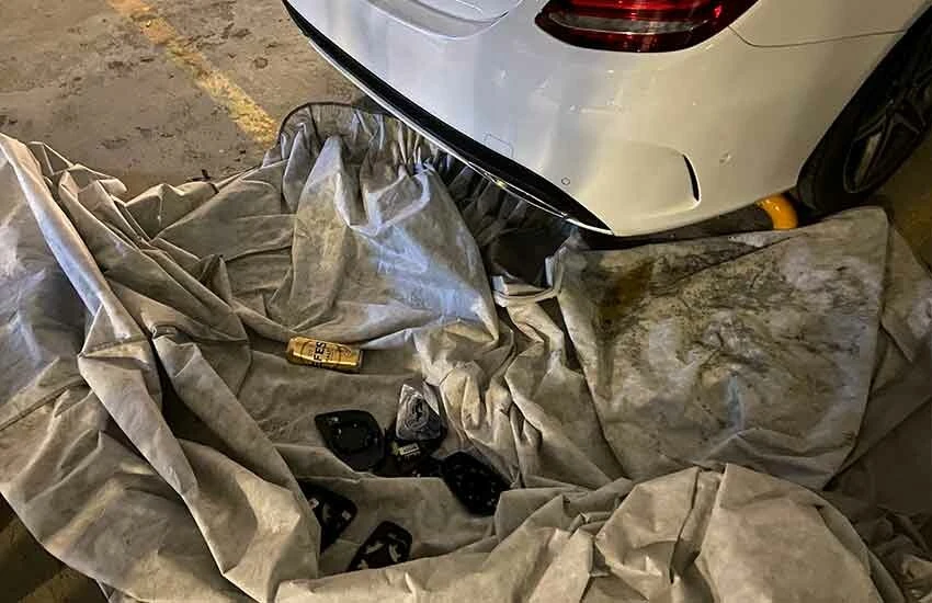 İSPARK otoparkına saldırı! 15 aracın camını taşla kırıp kaçtılar
