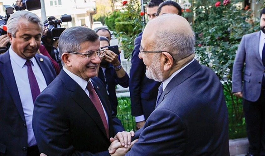 Temel Karamollaoğlu'ndan Ahmet Davutoğlu'na ziyaret
