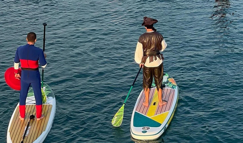 Kimi örümcek adam, kimi prenses oldu! Adana'da kostümlü kano festivalinden renkli görüntüler