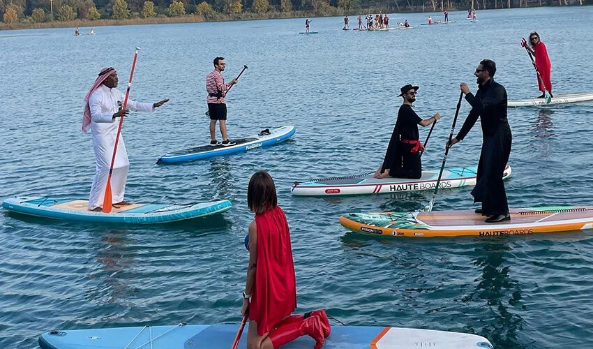 Kimi örümcek adam, kimi prenses oldu! Adana'da kostümlü kano festivalinden renkli görüntüler