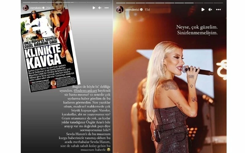 İrem Derici saç başa kavga ettiği iddialarına ateş püskürdü! Gram utanmanız yok, yazıklar olsun…