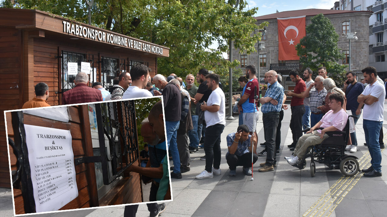 Trabzonspor-Beşiktaş maçı biletleri satışa çıktı