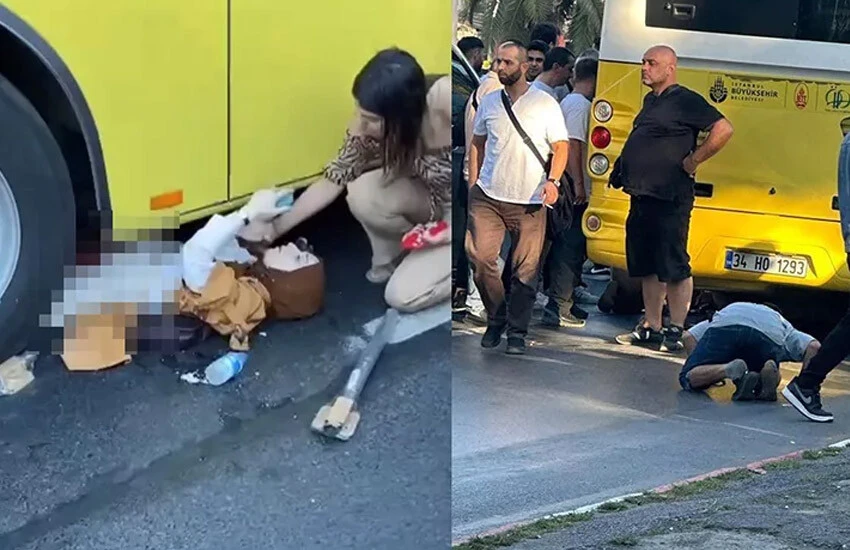 İstanbul'da kahreden kaza! Hamile kadın İETT otobüsünün altında kalıp can verdi