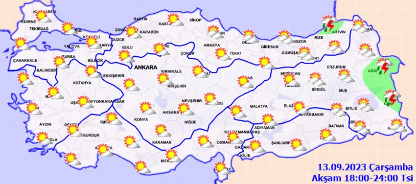 Meteoroloji 10 ili "sarı" kodla uyardı: Kuvvetli geliyor, tedbirli olun