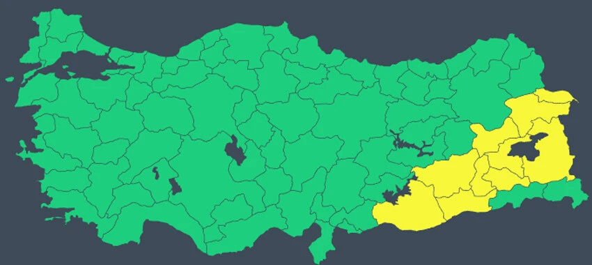 Meteoroloji 10 ili "sarı" kodla uyardı: Kuvvetli geliyor, tedbirli olun