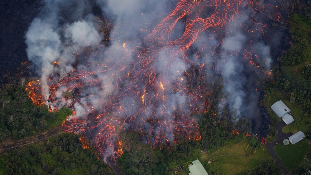 Kilauea Yanardağı yeniden faaliyete geçti