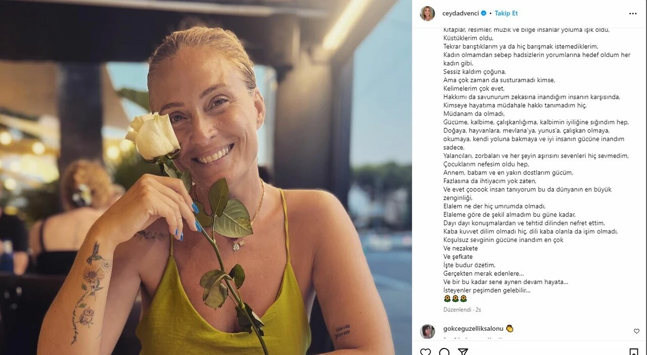 Ceyda Düvenci ‘El alem ne der hiç umurumda olmadı’ diyerek içini döktü…