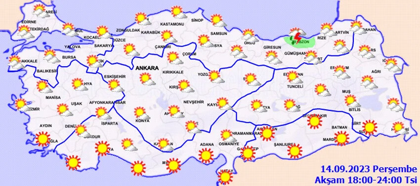 Meteoroloji il il uyardı: Gök gürültülü geliyor, dikkatli olun