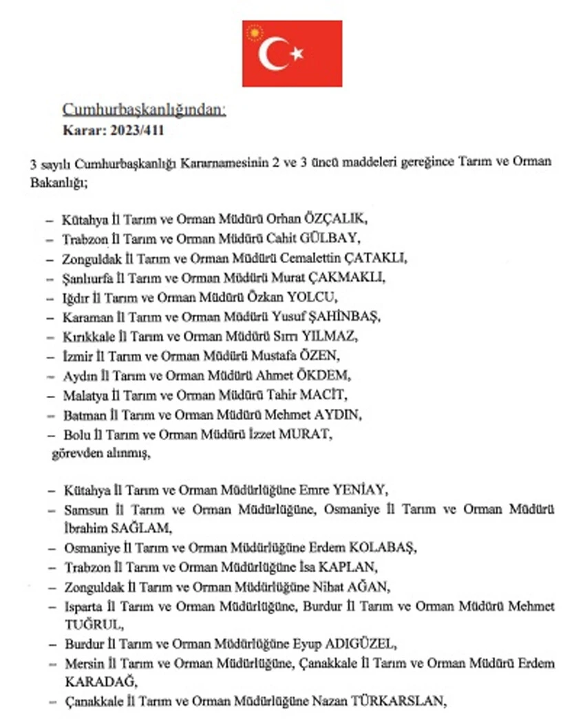 Cumhurbaşkanı Recep Tayyip Erdoğan'ın bazı üniversitelere rektör atama; bakanlıklara ve devlete bağlı resmi kurumlara üst kamede kamu yöneticisi atama kararları Resmi Gazete'de yayımlandı.