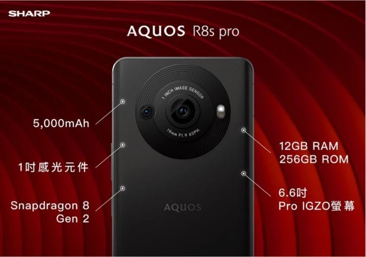 AQUOS R8s Pro, 1 inçlik dev kamerası ile tanıtıldı: 4 kameralı telefonları tarihe karıştıracak