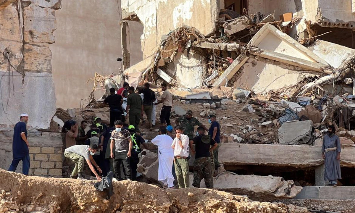 Sel önüne ne kattıysa götürdü! Libya'daki felaketin yeni görüntüleri ortaya çıktı