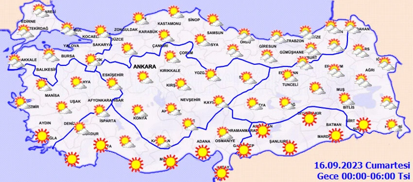 Meteoroloji saat vererek il il uyardı! Gök gürültülü yağış geliyor