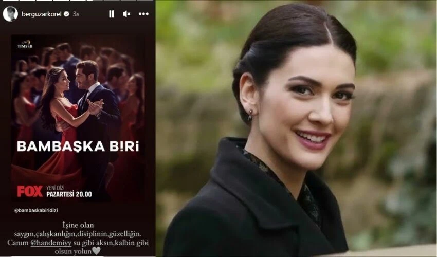 Herkes oyunculuğunu eleştirmişti! Bergüzar Korel, Hande Erçel'e sahip çıktı