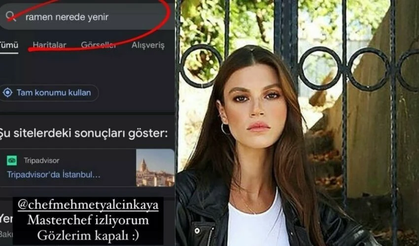 Yüsra Geyik'in ramen çağrısına Mehmet Yalçınkaya kayıtsız kalmadı