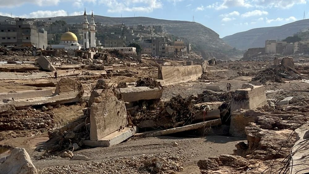 Derne savaş alanı gibi! Libya'da sular çekilince yıkımın acı boyutu ortaya çıktı