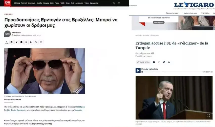 Erdoğan'ın AB resti dünya basınında! 'Brüksel'i açık açık uyardı'