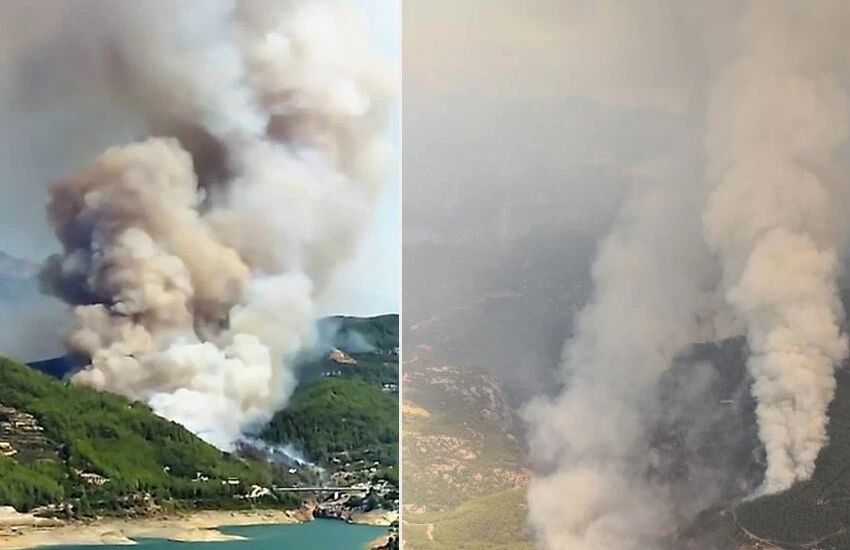 Alanya’da yerleşim yerleri alevlere teslim: Köylüler sokağa döküldü!