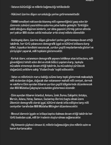 Provokatif bildiri yayımlayan 'Müdafaa Hareketi'nin 3 yöneticisi gözaltına alındı