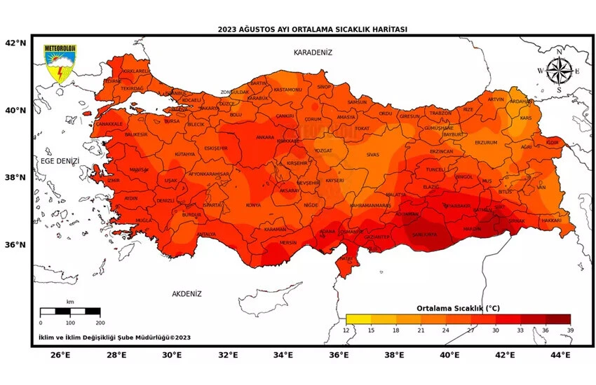 Son 53 yılın en sıcak ikinci ağustosu! <a href=