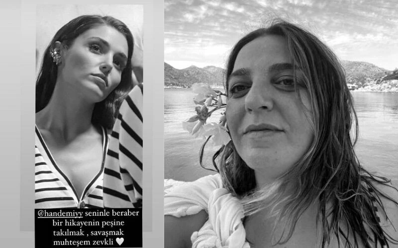 Bu sefer Hande Erçel'e yönetmeni sahip çıktı! Övgü dolu yazıya yorum yağdı