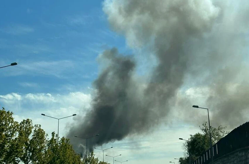 Ankara’da sanayi sitesinde korkutan yangın: Dumanlar gökyüzünü kapladı