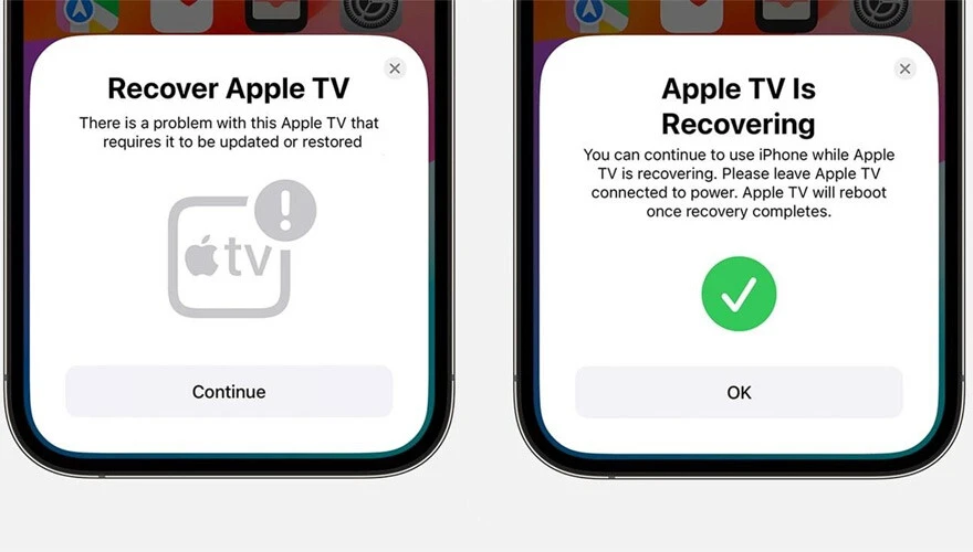 iOS 17 ile Apple TV'lere 'onarım' kolaylığı