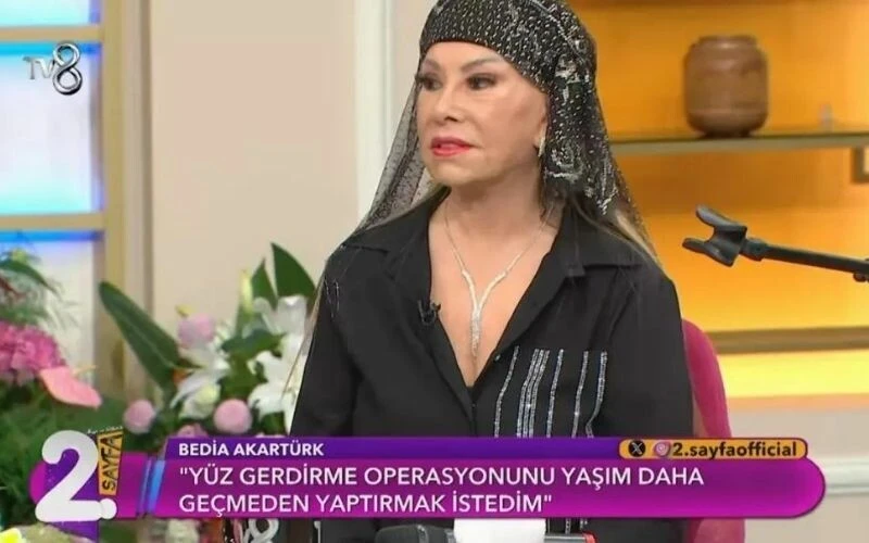 Bedia Akartürk geçirdiği estetik operasyonlar hakkında konuştu