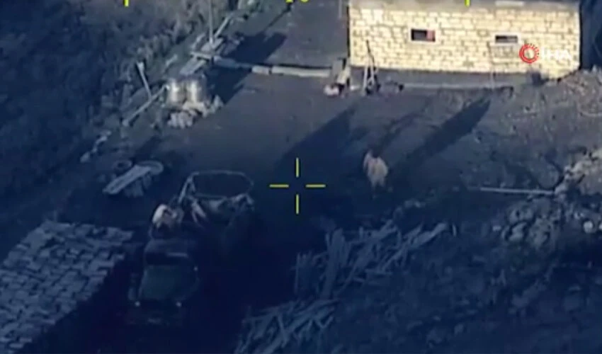 Karabağ'daki Ermeni ayrılıkçılar teslim oldu! İşte o anlar