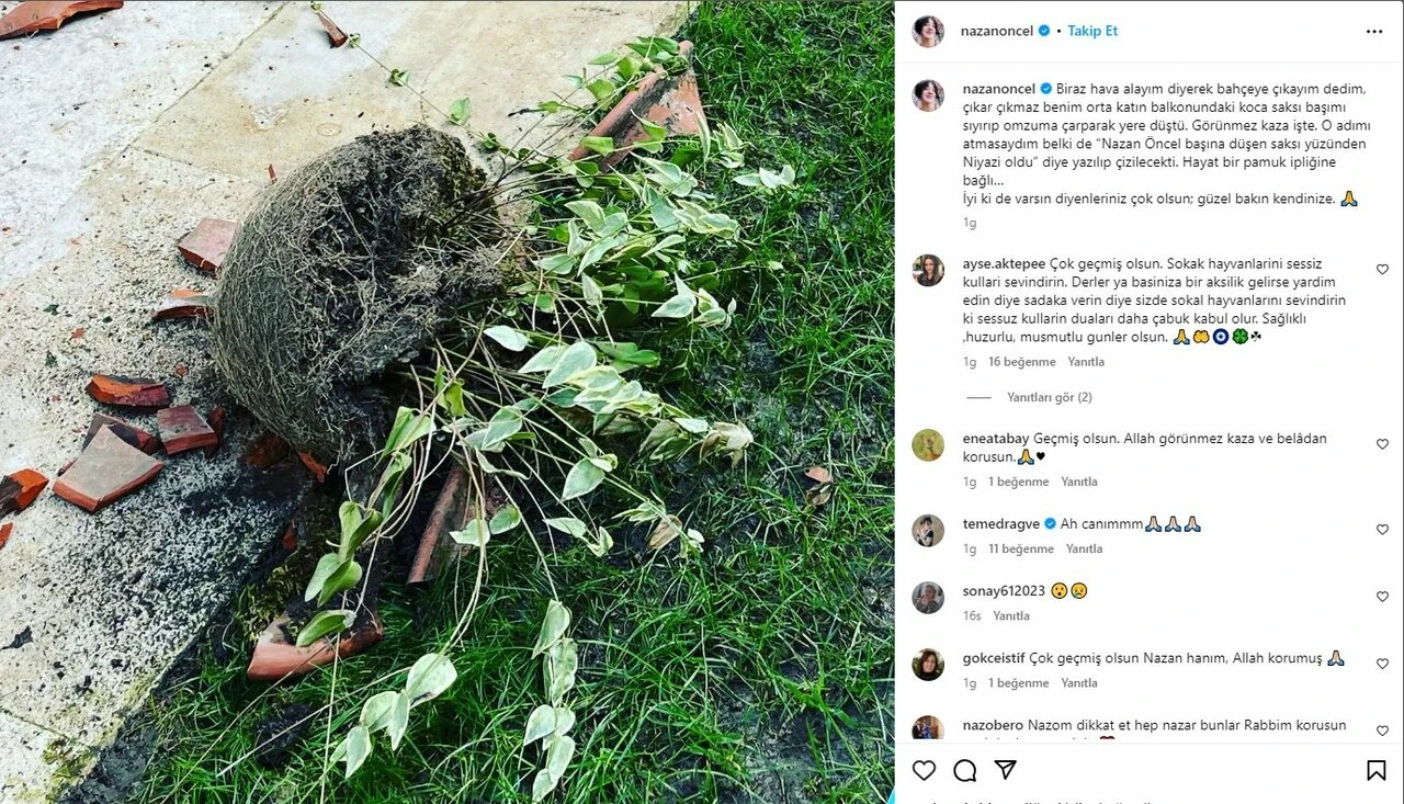 Nazan Öncel bir adımla ölümden döndü! Az daha başına düşüyordu…