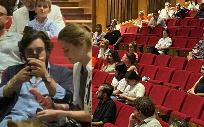 Alina Boz, Umut Evirgen'i filminin galasında yalnız bırakmadı