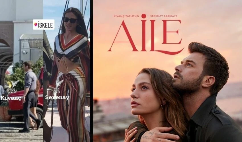 Aile dizisinin Urla'da çekimleri devam ediyor! Setten ilk kare geldi