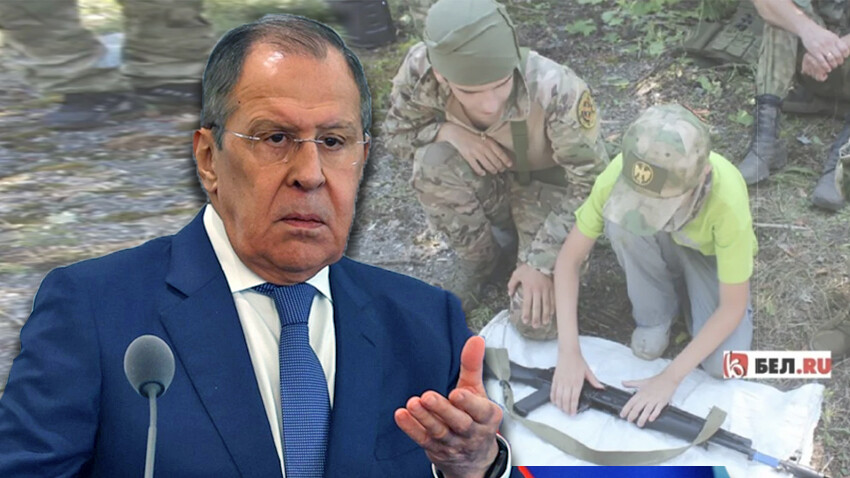 Lavrov&#039;dan çarpıcı sözler: ABD ile doğrudan savaştayız! Rus çocuklar savaşa hazırlanıyor