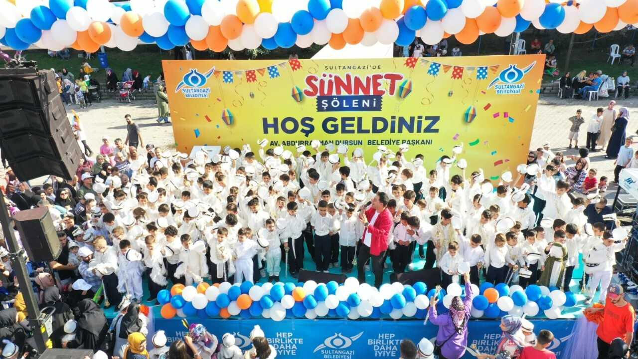 Sultangazi’de bin 500 çocuğun sünnet heyecanı