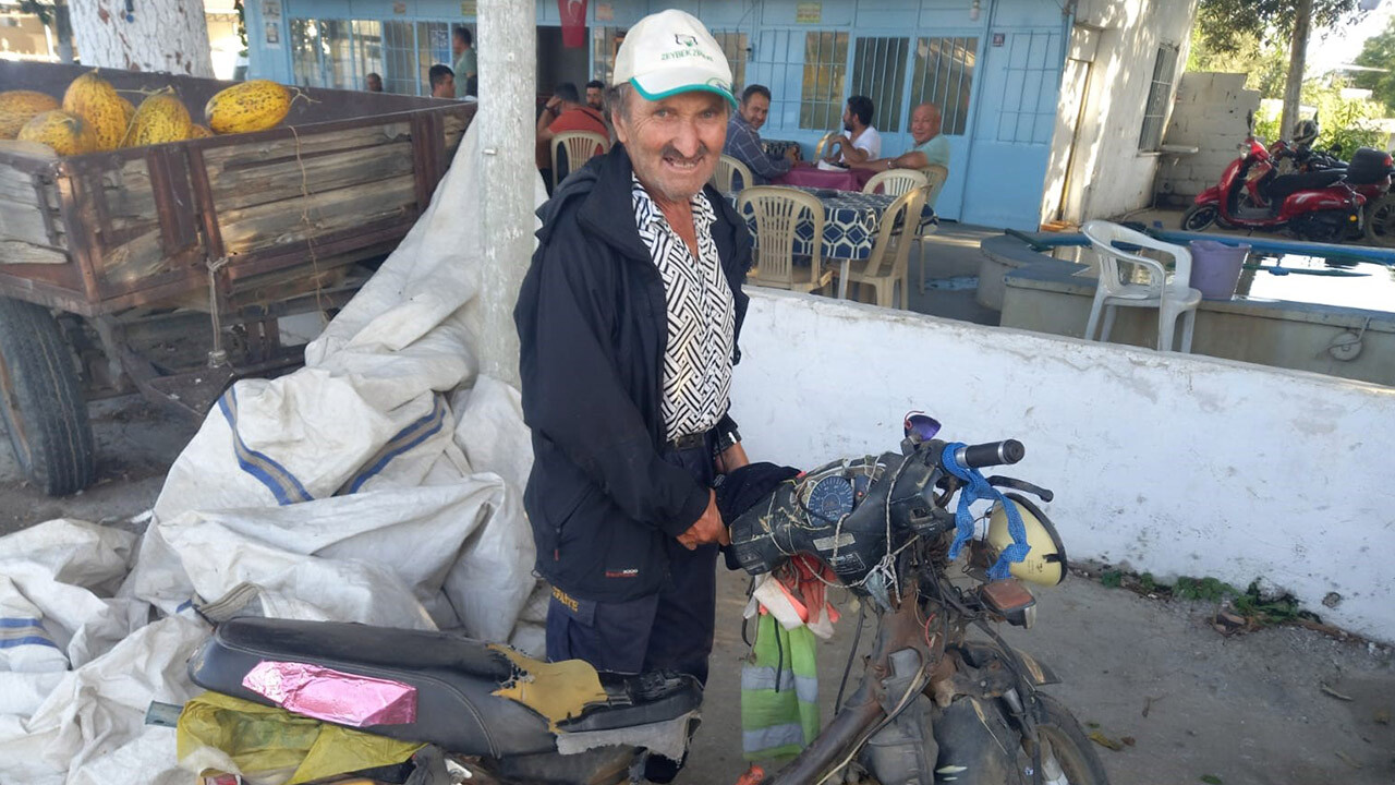 Tamirci yüzü görmedi! Yaşlı adamın motor tutkusunu görenler gözlerine inanamadı