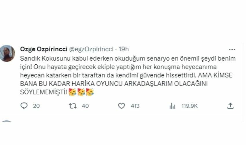 Oyuncu kadrosu mest etti! Özge Özpirinçci yeni dizisini öve öve bitiremedi!