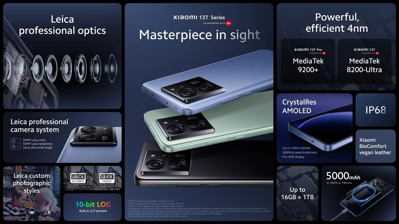 5 yıl güncelleme desteği: Xiaomi 13T ve Xiaomi 13T Pro tanıtıldı