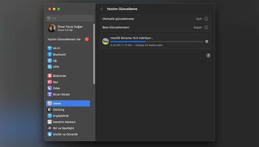 Mac bilgisayarlara yeni özellikler kazandıran macOS Sonoma güncellemesi çıktı
