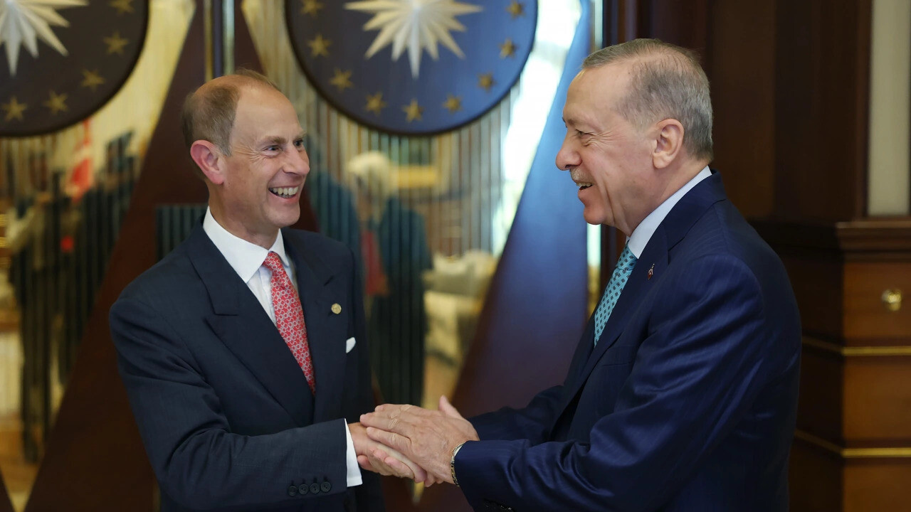 Cumhurbaşkanı Erdoğan, Prens Edward&#039;ı kabul etti
