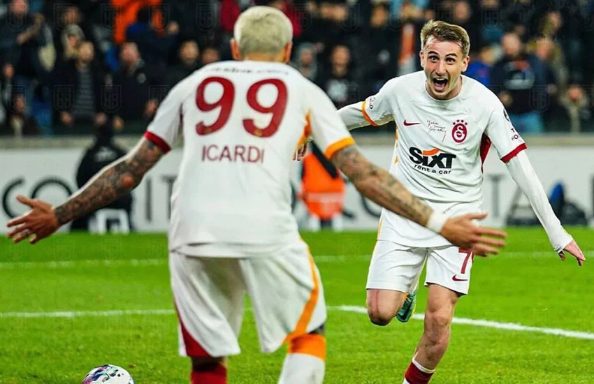 Kerem Aktürkoğlu ve Mauro Icardi, Galatasaray'ı sırtlıyor.