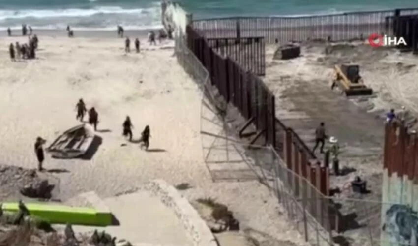 Sınırdaki çalışmayı fırsat bildiler koşarak ülke değiştirdiler