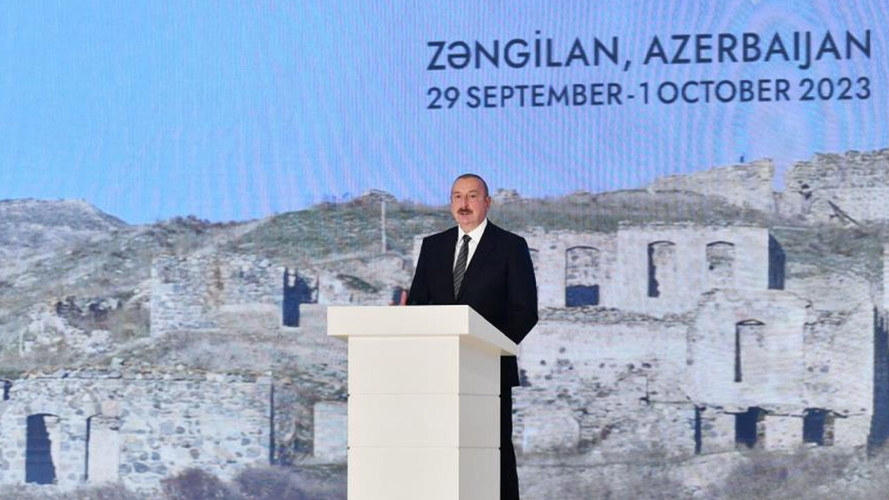 Azerbaycan Cumhurbaşkanı İlham Aliyev&#039;den Ermenistan&#039;a zeytin dalı: Doğru analizle barış yakın