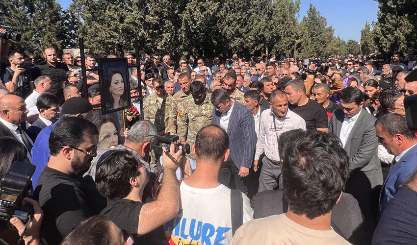 Azerbaycan milletvekili Ganire Paşayeva son yolculuğuna uğurlandı! Bir detay kimsenin gözünden kaçmadı