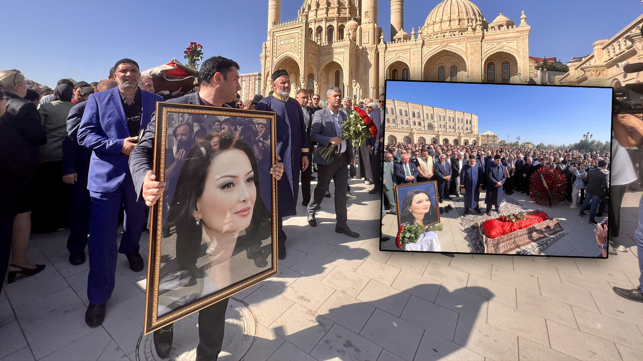 Azerbaycan milletvekili Ganire Paşayeva son yolculuğuna uğurlandı! Bir detay kimsenin gözünden kaçmadı