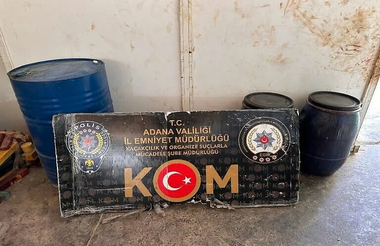 Adana’da kaçak akaryakıt operasyonu: Tam 17 bin 800 litre!