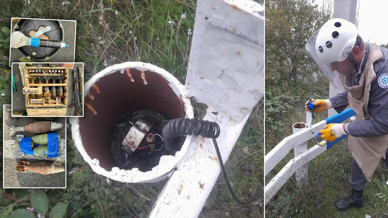 Silahlı Ermeni güçlerinden hain tuzaklar! Perde arkasından boru içlerine kadar bomba yerleştirmişler