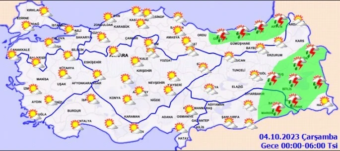 Meteoroloji'den 17 ile sarı ve turuncu kodlu uyarı: Sağanak bir anda bastıracak! Sel ve su baskınlarına dikkat... (3 Ekim hava durumu)
