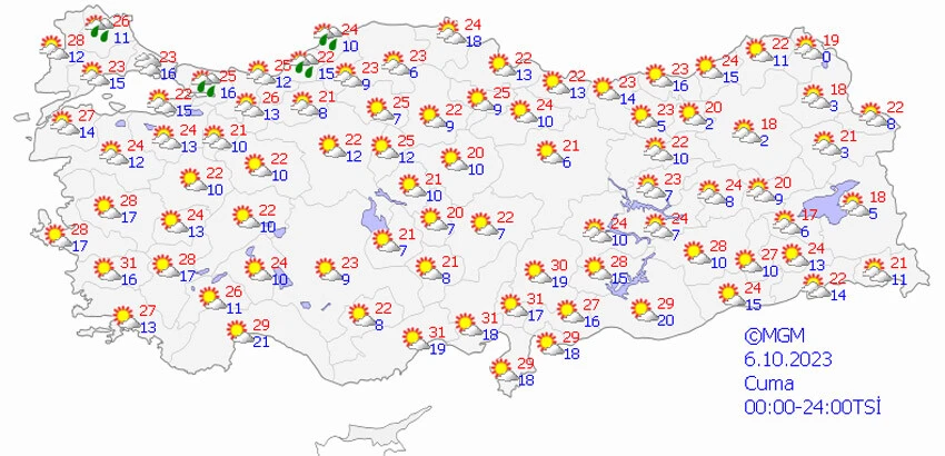 Meteoroloji sarı kodla il il uyardı! Kuvvetli geliyor, dikkat olun (4 Ekim 2023 hava durumu)